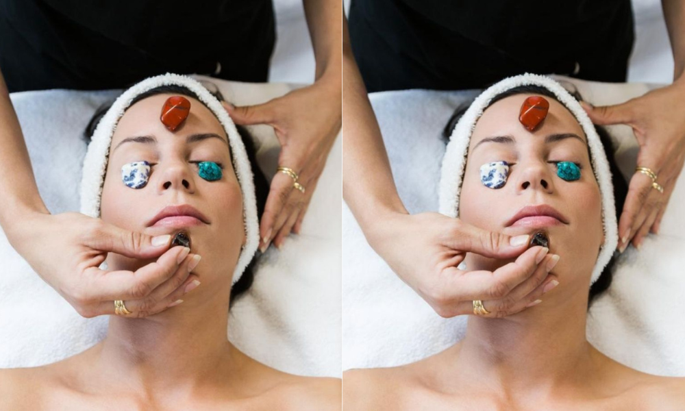 Waan jezelf in een oase van rust door onze edelsteenmassage