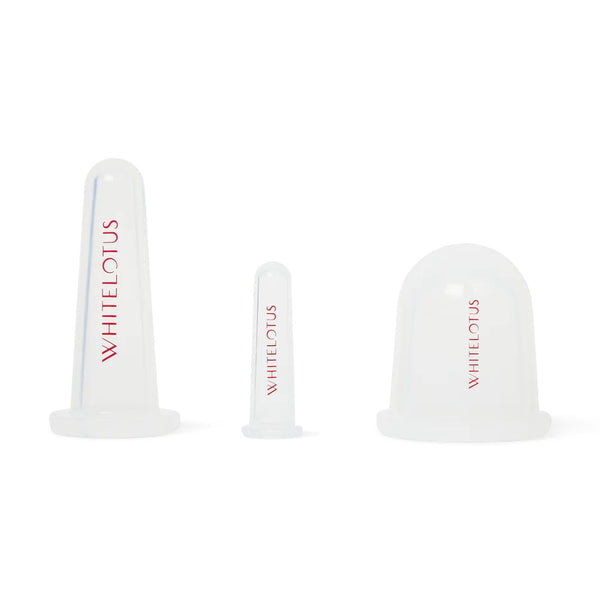 Traditionele Chinese massagecup gelaat