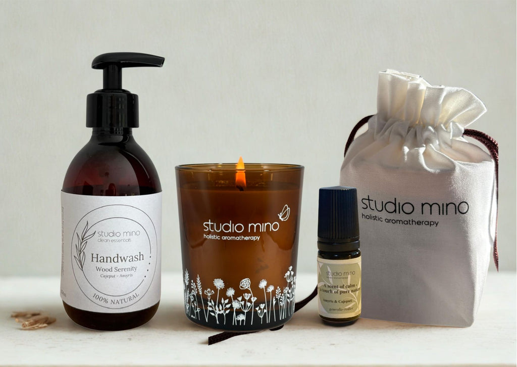 GESCHENKTIP: Handwash - Geurkaars - Roller 'Wood Serenity'