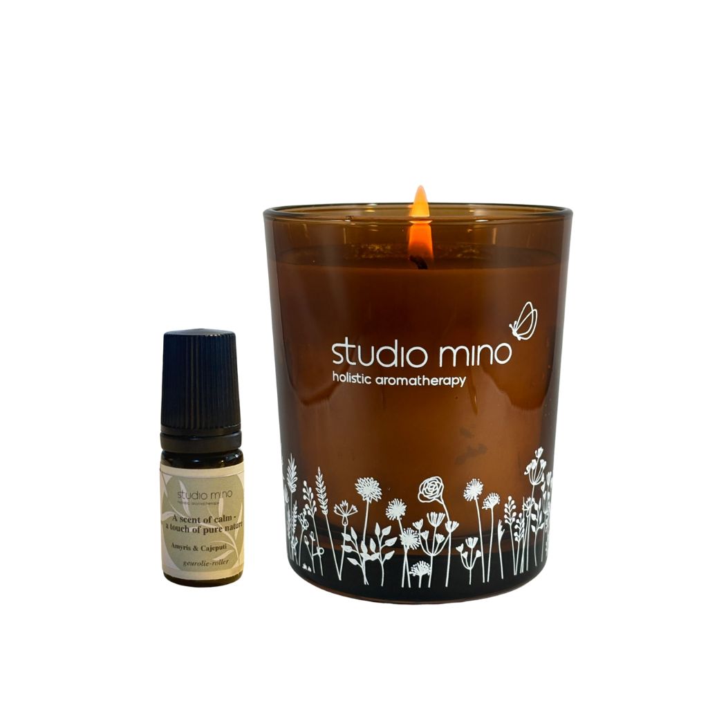 Studio Mino Wood Serenity - geurkaars  100% natuurlijk