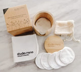 Herbruikbare bamboe make-up remover pads (ZERO WASTE)