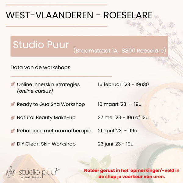 Rebalance met Aromatherapie Workshop, Roeselare 21 April 2023 19u